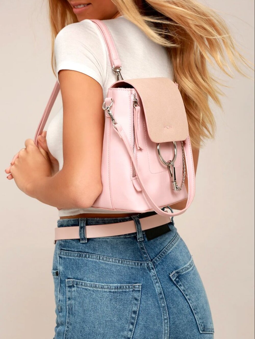 Francesca's Vegan Leather Backpack
